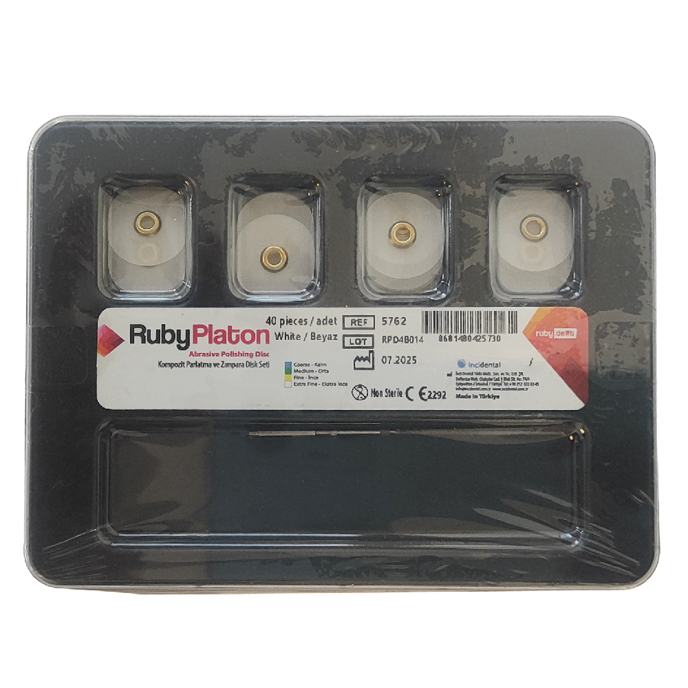 Ruby Polishing Disc 14mm_Extra Fine_White 40pc-01